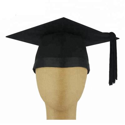 China UK College Bachelor Master Graduation Cap Slicer Trowel Black Graduation Hat Customized by School Wholesale Customized for sale