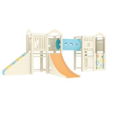 China Wooden Playground Parent-child Activity Area, Children's Wooden Indoor Slide, Physical Training Drill Playground Climbing House for sale