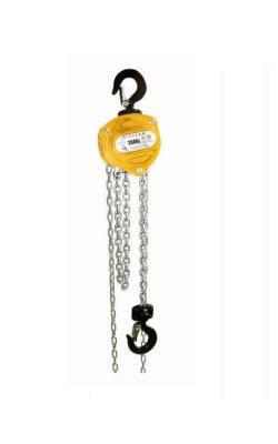 China 250 kg Light-Duty Manual Mini Chain Hoist With Single Chain For No Electric Power Working for sale