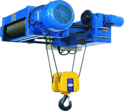 China 6 ton, 8 ton, 10 ton Low-Headroom / Low Clearance Electric Wire Rope Monorail Hoist For Storage / Workshop / Warehouse for sale