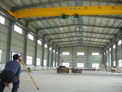 China 5 toneladas + guindaste aéreo elétrico da única viga de 3 toneladas com a grua elétrica para a oficina do armazenamento/mineração/reparo à venda