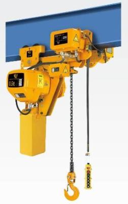 China 15 ton / 20 ton / 25 ton Low Headroom Electric Chain Hoist With Travelling Trolley for sale