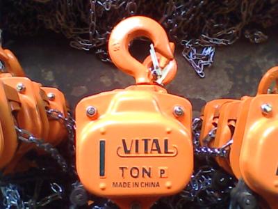 China 0.5 ton to 50 ton HS-VT Series Manual Chain Hoist / Chain Block For Construction Site for sale