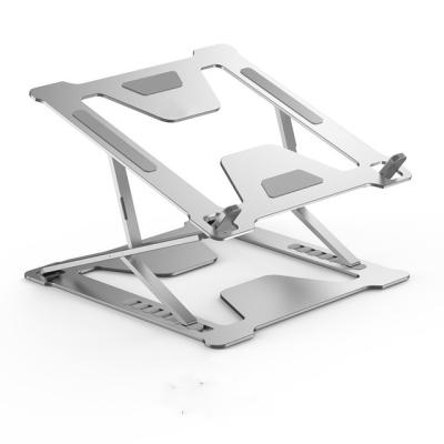 China New Arrival 2021 Height Adjustable 2 in 1 Ergonomic Height Adjustable Portable Aluminum Laptop Stand Manufacturer Wholesale for Office for sale