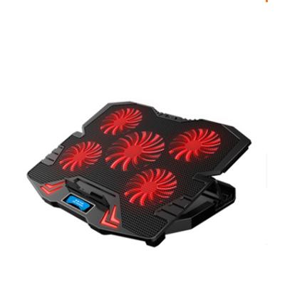 China Amazon Top 5 Product 5 Fans Laptop Cooling Pad 2 USB Ports Laptop Fast Cooling Sale External Cooling Cooler for sale