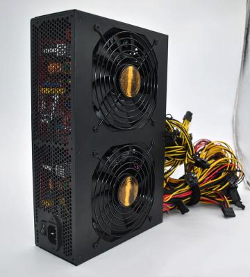 China Desktop PSU Switching Power Supply 3600W ATX or 220V 90 plus for 12 graphics card 12 GPU in stock for sale