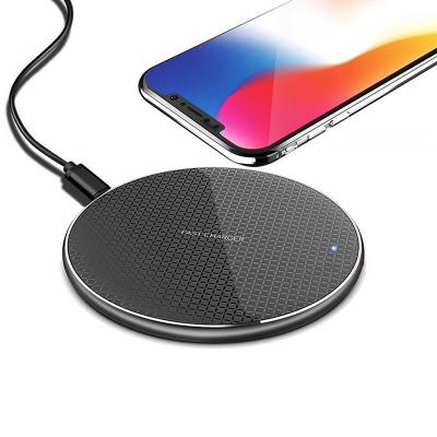 China 2021 New Hot Selling Mobile Phone Radio Pad 5W 7.5W 10W Qi Fast Charging Wireless Charger for sale