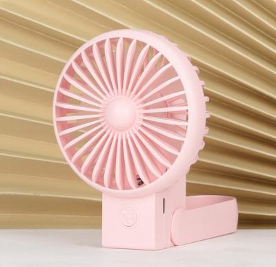 China New Original Hotel USB Charging Strong Wind Portable Mini Air Conditioner Folding Fan With Night Light for sale