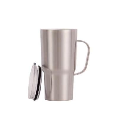 China 2021 Customized Disposable 20oz 304 Stainless Steel Regular Coffee Tumbler With Handle for sale