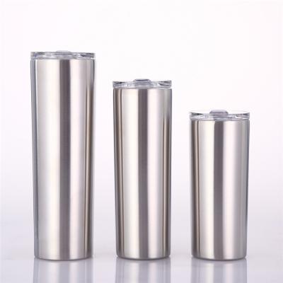 China New Long Lifespan 15oz 20oz 30oz 304 Stainless Steel Twinkle Straight Skinny Disposable Tumbler for sale