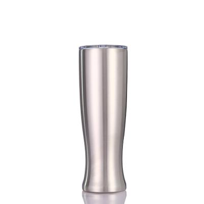 China PORTABLE Outdoor Thickening Fashion Double Wall Vacuum Insulated Vase Shape 304 Stainless Steel Thermal 30oz Beer Mug for sale