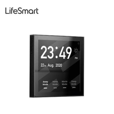 China Smart Home System LifeSmart Mini Touch Screen Smart Wall Switch Temperature Panel for Smart Home System Work with Google, Alexa and HomeKit for sale