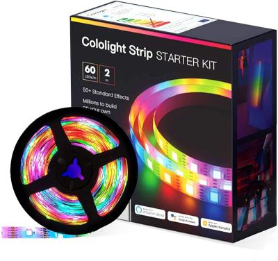 China Residential Cololight Strip Lights HomekitLight IP65 5V RGB LED Smart Light Strip for sale