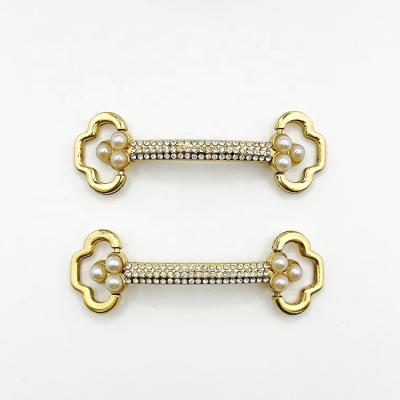 China Wholesale Luxury Diamond Shoe Accessories Shoe Buckles Metal Shoe Decoration for sale