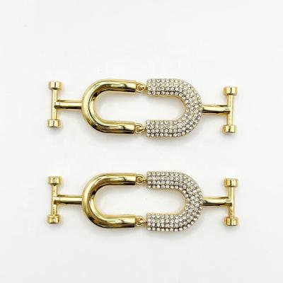 China Wholesale Diamond Popular Shoe Accessories Luxury Shoe Parts Buckles Shoe Decoration for sale