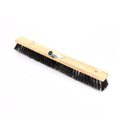 China Long Wooden Handle Cleaning Outside Floor Brush Push Brooms With Boomjoy Wiper Eco-friendly Bathroom Floor Wiper Cleaning Rubber Brush for sale