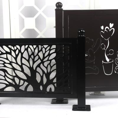 China Easily Assembled Ornamental Fence Garden Panel Decorative Laser Cut Metal Screens for sale