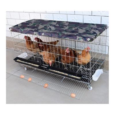 China Breathable Family Breeding Use Use Galvanized Live Layer Hen Poultry Chicken Rooster Cage House for sale