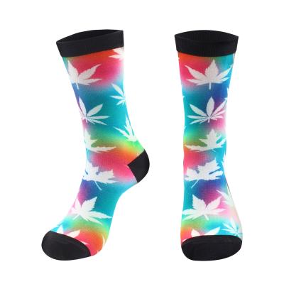 China Spandex/Nylon/Cotton QUICK DRY Sustainable Disposable Digital Printing Seamless 3D Socks for sale