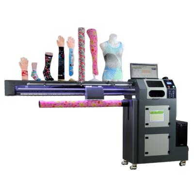 China Hotel socks digital printing machine, seamless digital 3d fabric printing machine for sale