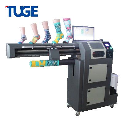 China Custom sock photo ship print cartoon fabrics digital 3d logo printing machine for sale for sale