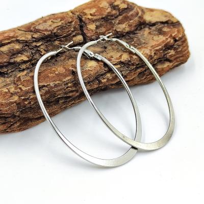 China Unique Trendy Fashion Design 925 Sterling Silver Lady Circle Earring Jewelry New for sale