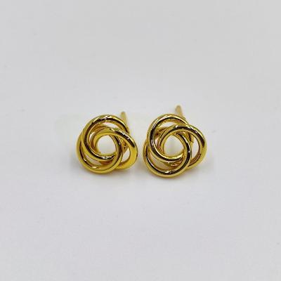 China Fashion TRENDY earring made in brass popular in 2023 for sale