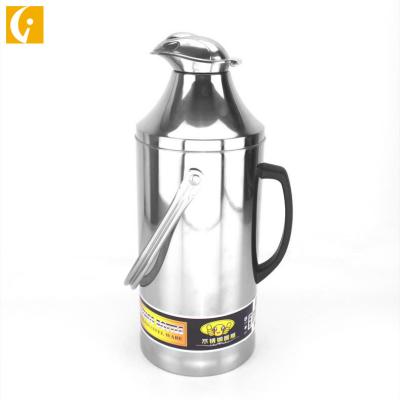 China Sustainable Household Cover Insulation Flask Stainless Steel Large Capacity Push Button Thermos Bottle Hot Water Bottle for sale