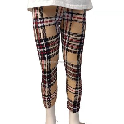 China New Listing Fabric Anti-Static 4 To 7 Years Old Small Kids Comfortable Plaid Pants for sale