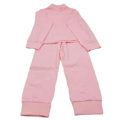 China long 100%Cotton two-piece skin-friendly sheath small pale pink costume pajamas clothes for sale