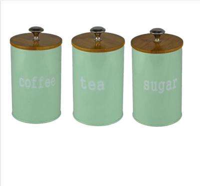 China Custom Logo Modern Galvanized Sheet Metal Box Containers Galley Kitchen Tea Storage Cans From China Eco-friendly Factory Supply for sale