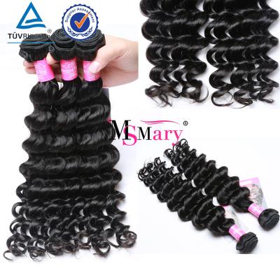 China Russsian Machine Hair Deep Wave Weft Deep Wave Russian Hair 3Pcs Free Shipping for sale