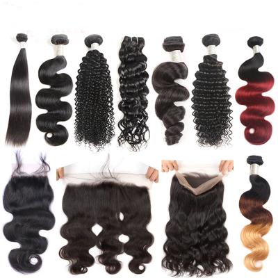 China Raw Unprocessed Cuticle Aligned Hair Virgin Hair Wholesale Raw Brazilian Hair Bundles Sellers 9A-10A Mink Brazilian Human Hair Extension for sale