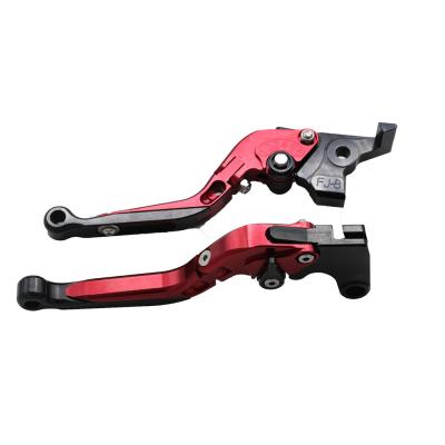 China Aluminum Alloy GSX R600 Motorcycle CNC Modified Handle Horns Brake Clutch Pull Lever Folding Telescopic Handle For Suzuki for sale