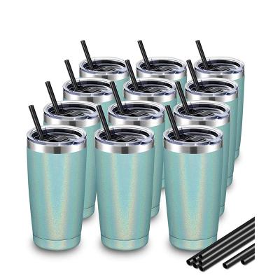 China Northfox Sustainable High Quality Eco-Friendly 304 Stainless Steel Metal Tumbler With Straw Drinking Cooler Mug Beer Cup, Double Wall Vacuum for sale