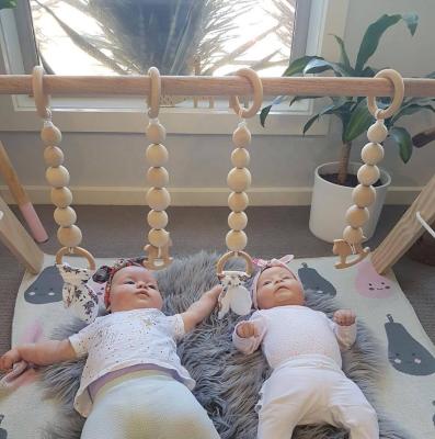 China Nordic Wooden Crafts Baby Fitness View Newborn Gift as Kids Room Fitness Device for sale