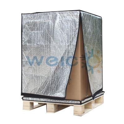 China Heat Insulation Moisture Barrier Aluminum Foil Pallet Cover Insulated Pallet Covers For Pallet for sale