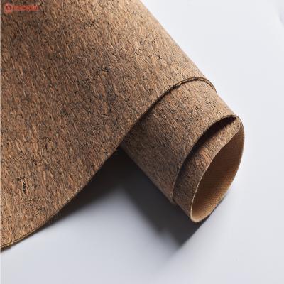 Κίνα Natural Cork Fabric Abrasion-Resistant Water Resistant Adhesive Cork Fabrics For Women Shoes And Bags προς πώληση