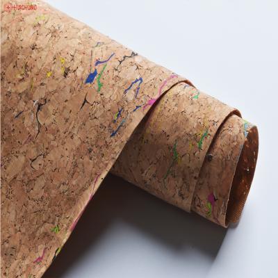 中国 Factory Supply Abrasion-Resistant Natural Cork EVA Treated Cork Flooring Leather 販売のため