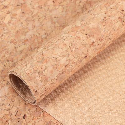 China Wholesale Natural Washable Abrasion-Resistant Textile Hand Machine Grain Synthetic Cork Cork Fabric for Handbags Arts and Crafts for sale