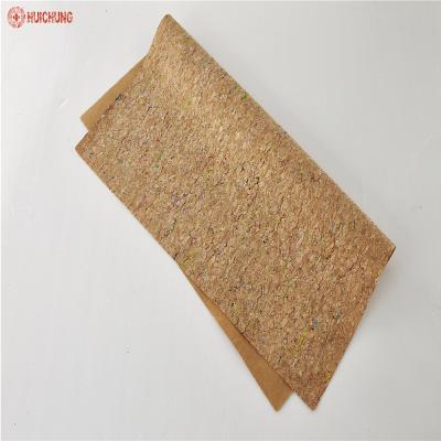 China Green Color Stains Anti-rust Fashion Cork Indelible Portuguese Fabric For Shoes Wash Bag Makeup Bag Vegan Shopping Bag Ready To Ship à venda