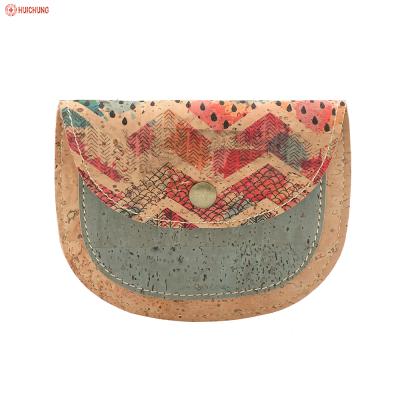 Китай 100% Eco-friendly Lightweight Stylish Lake Blue Cork Clutch Bags With Printing продается