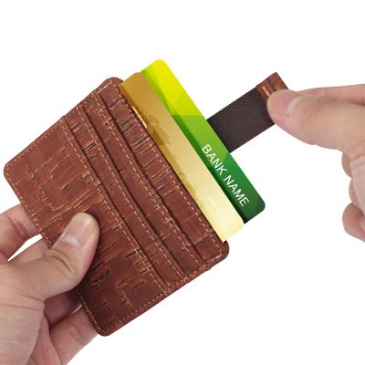 China Men's Vintage Card Holder Wallet Anti-theft Multi Colored Custom Slim Wallet Clip Credit Card Wallet Credit Card Holder for sale