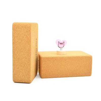 China Hot Yoga Logo Gym Fitness Sport Tool Customized Eco-Friendly Eco Non-Toxic Yoga Pilate Cork Yoga Block For Yoga Exercises zu verkaufen