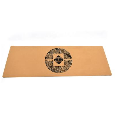 Cina Non-Toxic Eco Friendly Soft Surface Specifically Designed Rubber Gym Yoga Mat Cork Mat in vendita