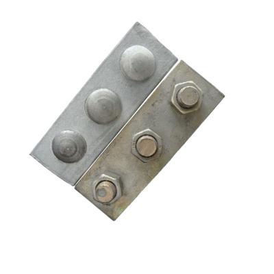 China Overhead Line Accessories Stay Wire Accessories Hot Dip Galvanized Drop Forged Parallel Groove Flange for sale