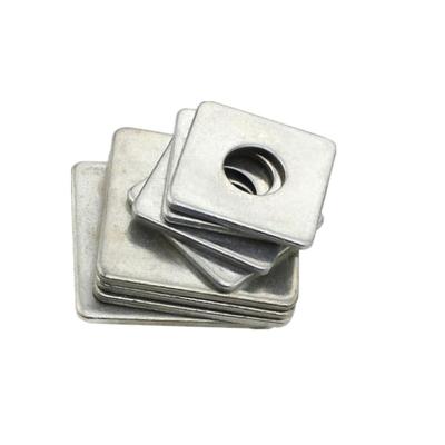 China General Factory Supplier Industry Square Flat Washer, Galvanized Finished, Carbon Steel for sale