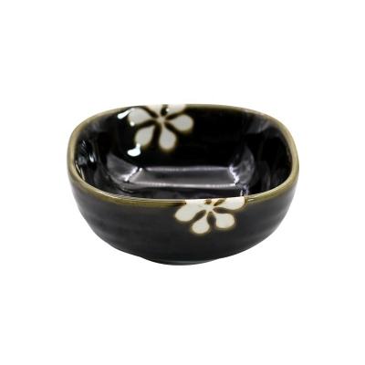 China Viable factory direct wholesale hand-painted ceramic soy sauce dish, Japanese restaurant sauce dish, household ceramic sauce dish for sale