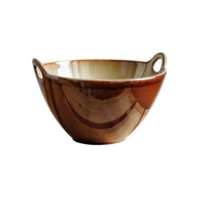 China Sustainable Direct Wholesale Glaze Ceramic Bowl Tableware Reaction,Soup Bowl,Household,Restaurant And Hotel for sale