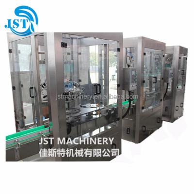 China Beverage Small Scale 1500 bph Gas Beverage Filling Bottling Line for sale